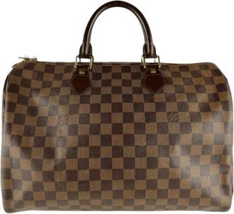 Louis Vuitton Pre-owned Handbags, female, Brown, Size: ONE SIZE Pre-owned Damier Canvas Handbag