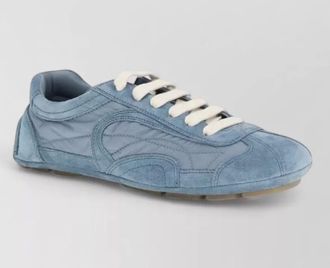 Prada leather low-top sneakers