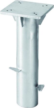 No Brand Base Para Sombrilla - Universal - Plateada - Soporte Resistente