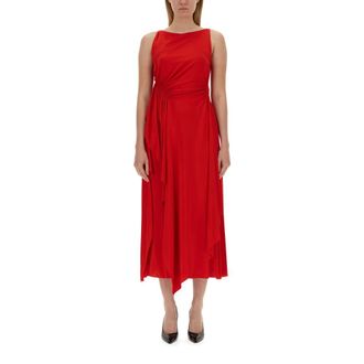 Lanvin Dames, Jurken, Rood, Maat: XS Viscose
