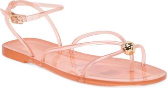 Dolce Vita Kenley Ankle Strap Jelly Sandal in Rose Jelly at Nordstrom, Size 10