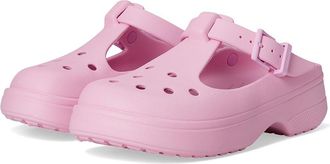 Crocs Classic Mary Jane Clogs, Mary Janes for Women Slippers Pink Tweed : Mens 6 - Womens 8 Medium, EVA