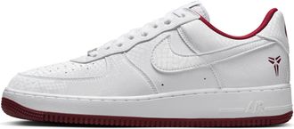 Nike Mens Kobe Air Force 1 Low Shoes in White | IB0018-101
