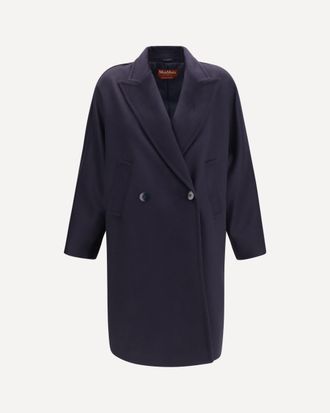 Max Mara Double breasted wool drap Coat Female 40
