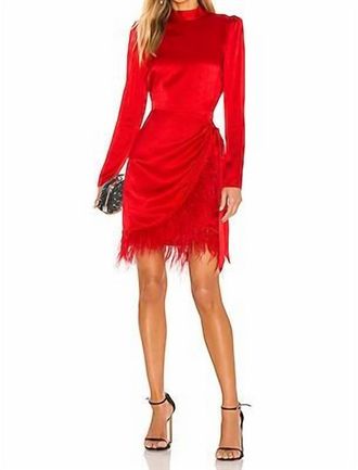 Saylor Quin Dress In Fire