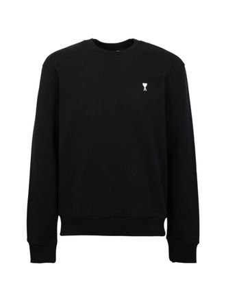 Ami Crew Neck Sweater with Ami de Coeur Motif