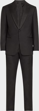 Giorgio Armani Men & apos;s Wool Satin-Lapel Two-Piece Tuxedo Set
