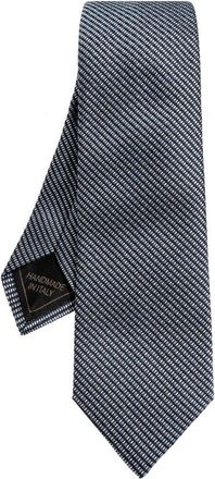 Brioni Standaard Zijden Stropdas 7x 150 - Heren - Stropdassen - Blauw - ONE Size - Accessoires