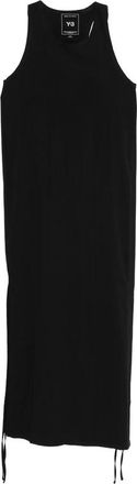 Yohji Yamamoto X Yohju Yamamoto Racer Cinch Sleeveless Midi Dress
