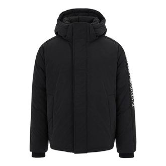 Emporio Armani Winterjas - Heren - Jassen - Zwart - Maat: S Leer