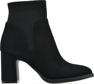 White Mountain Womens Grapery Boot In Black Fabric