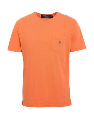 Ralph Lauren CUSTOM SLIM COTTON-LINEN POCKET T-SHIRT