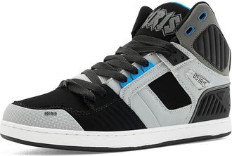 Osiris NYC 83 XRP Mens Skate Shoes Grey/Black/Cyan : 10.5 D - Medium, Faux Leather