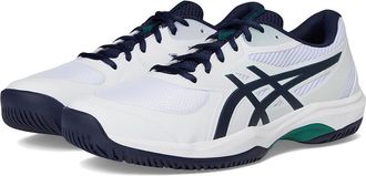 Asics Game FF Tennis Shoes Mens Shoes White/Midnight : 11.5 D - Medium, Synthetic