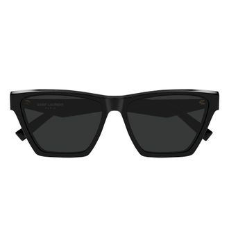 Saint Laurent Dames, Accessoires, Zwart, Maat: 58 MM Nylon