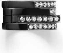 Repossi Antifer Diamond Ear Cuff in Black Gold at Nordstrom