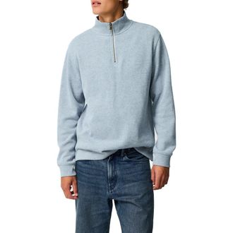 Rodd & Gunn Alton Ave Regular Fit Pullover Sweatshirt in Sea Breeze at Nordstrom, Size Xxx-Large