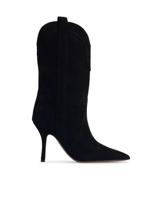 PARIS TEXAS Paloma Black Suede Boots