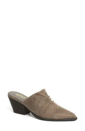 Shushop Nicky Pointed Toe Mule in Taupe Suede at Nordstrom Rack, Size 8.5