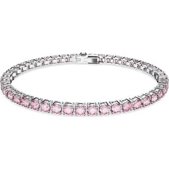 Swarovski Tijdloze Volwassen Armband - Dames - Armbanden - Roze - ONE Size - Accessoires