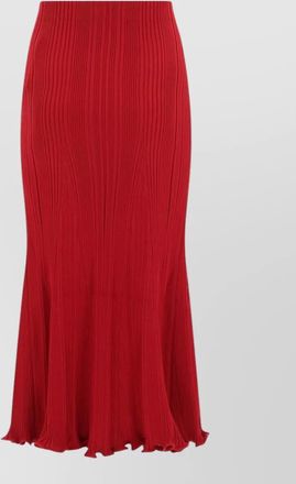 Self Portrait viscose midi skirt