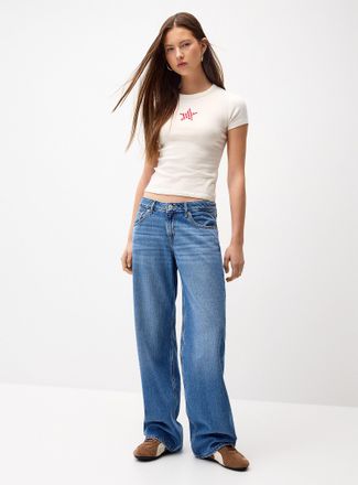 Levi's Womens Low-rise wide-leg jean