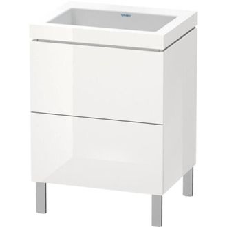 Duravit Duravit - Lavabo Para Muebles L-cube C-bonded Con Base De Pie