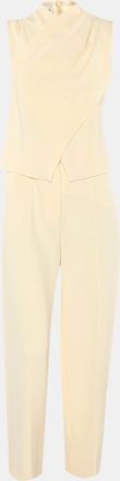 Nanushka Cream Jersey Tops And Trousers Set