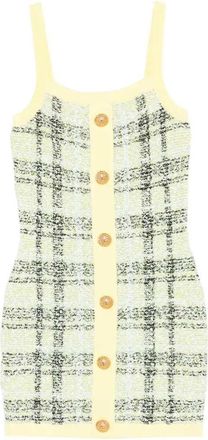 Balmain Short Dress With Buttons