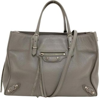 Balenciaga Pre-owned Handbags, female, Gray, Size: ONE SIZE Pre-owned Vintage Handbag