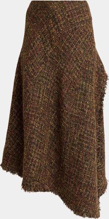 Proenza Schouler Layne Tweed Midi Skirt