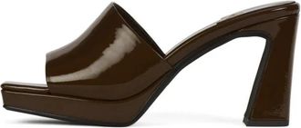 Jeffrey Campbell Dress Code Sandal - Dames - Muiltjes - Bruin - 37 EU - Leer - Schoenen
