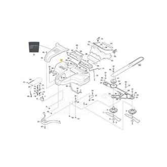 STIGA Sports Carter De Protecci&oacute;n De La Correa De Transmisi&oacute;n Original Stiga Cd100qf Ncs8000n - 337060042/0