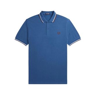 Fred Perry Hombre, Camisetas, Azul, Talla: M