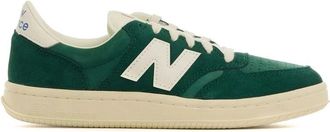 New Balance Sneakers, male, Green, 8 1/2 UK, Green Leather Sneaker Panel Design