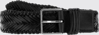 The Row Braided Leather Belt with Pin Buckle