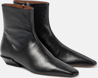 PARIS TEXAS Bettina 25 leather ankle boots