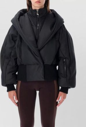 The Attico quilted puffer bomber jacket