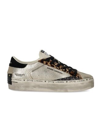 Crime London SNEAKER DISTRESSED PLATFORM ORO CRIME LONDON