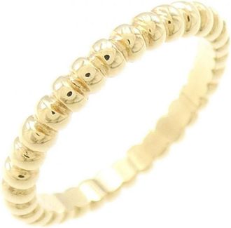 Van Cleef & Arpels Perlee Yellow Gold (18K) Band Ring (Pre-Owned)