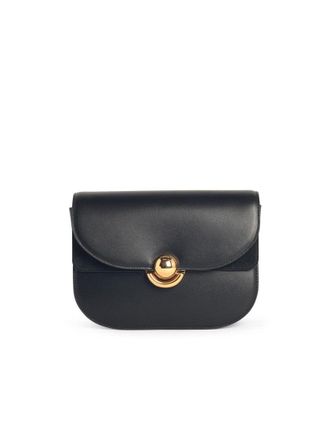 Furla Sfera Black Leather Crossbody Bag
