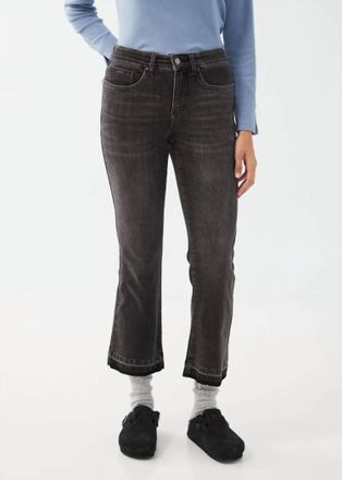 FDJ Olivia Boot Ankle Jeans In Grey