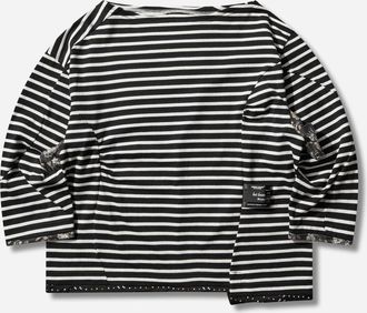Undercover Women s Striped Longsleeve T-Shirt Black