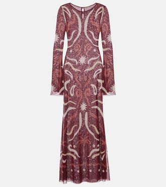 Cala de la Cruz Amay printed maxi dress