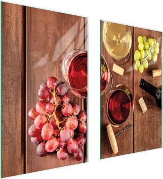 OEM Placa Protectora De Vidrio Para Estufa 75x52 Vino