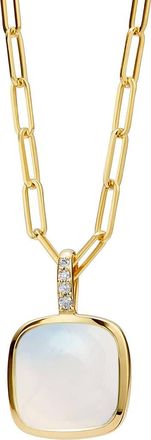 Syna Cirra Petite Quad Necklace in Blue Topaz at Nordstrom