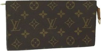 Louis Vuitton Pre-owned Clutches, female, Brown, Size: ONE SIZE Pre-owned Monogram Canvas Accessory Pouch