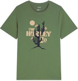Hurley Desert Day Graphic T-Shirt in Green at Nordstrom Rack, Size X-Large