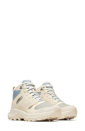 Merrell Tempo Sol Waterproof Mid Top Hiking Boot in Talc at Nordstrom Rack, Size 10