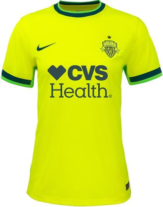 Nike Trinity Rodman Washington Spirit 2025 Stadium Away Nike Womens Dri-FIT NWSL Replica Jersey in Yellow | P35557WSTR-LVD